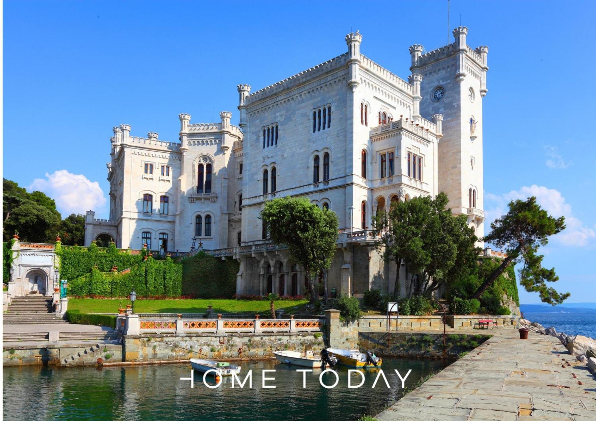 Ht - Loft Al Castello Di Miramare Con Vista Daire Grignano  Dış mekan fotoğraf